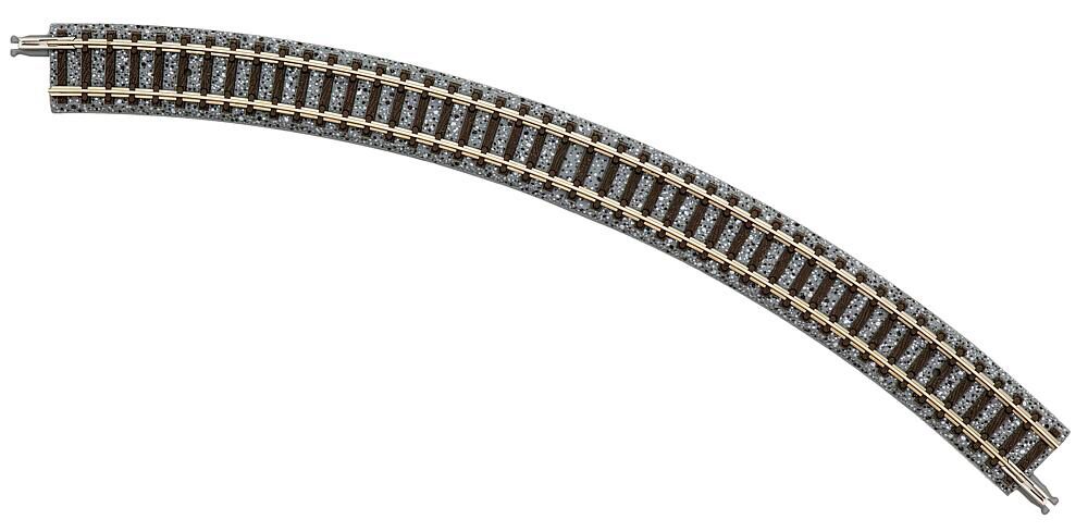 Tomytec X018513 4 Gleise, gebogen, in Schotte